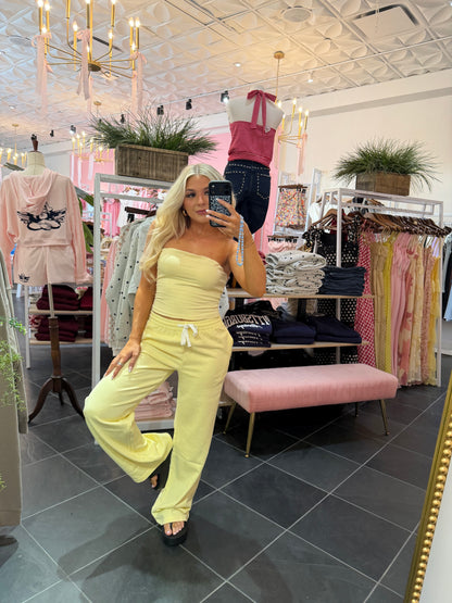 Later Today Set (PANT) Butter