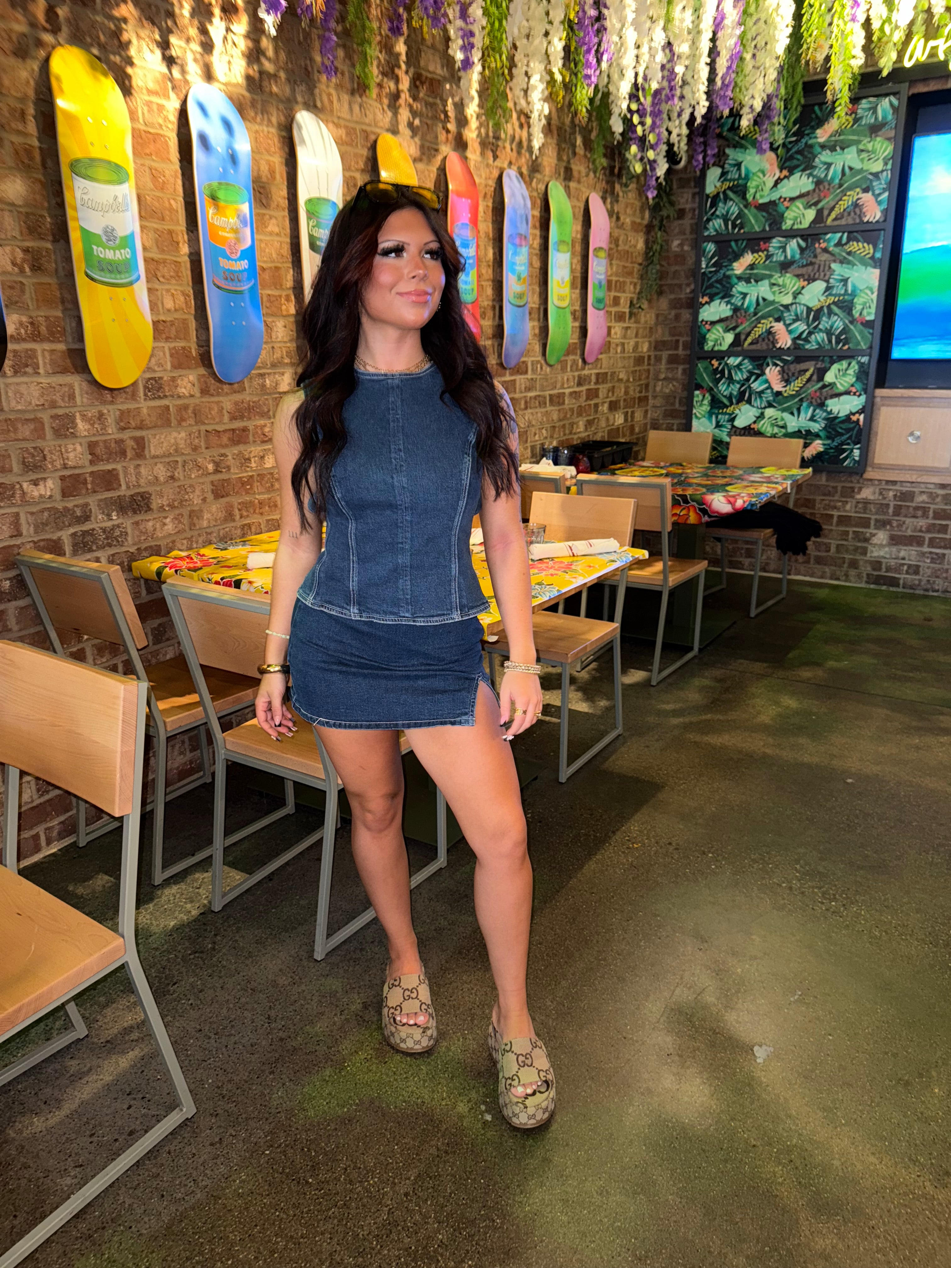 My Girl Denim Set (SKIRT ONLY)