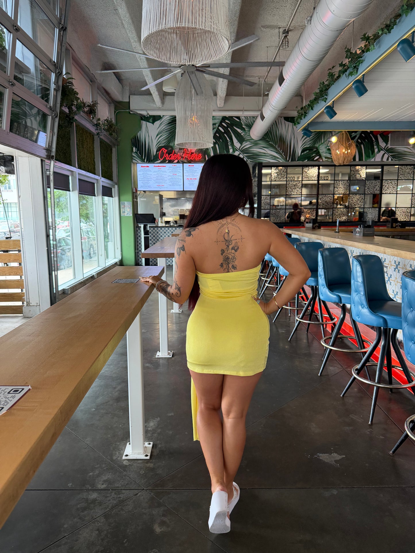 Waist Slimmer Banana Dress