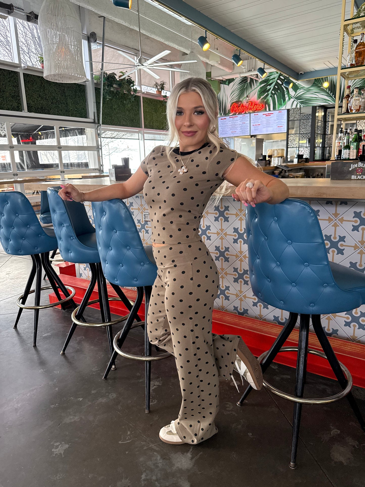 Hazel Eyes Polka Set (TOP)