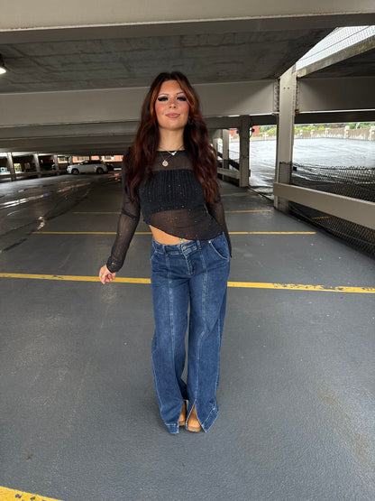 Elizabeth Taylor L/S in Black