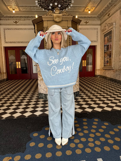 Baby Blues Cowboy Sweater