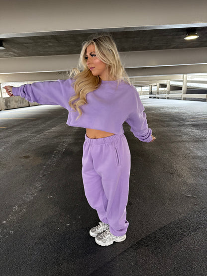 So Fetch Sweatpants in Bright Lav