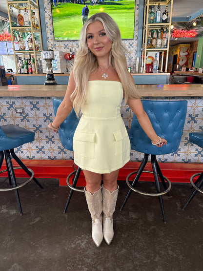 French Vanilla Cargo Dress