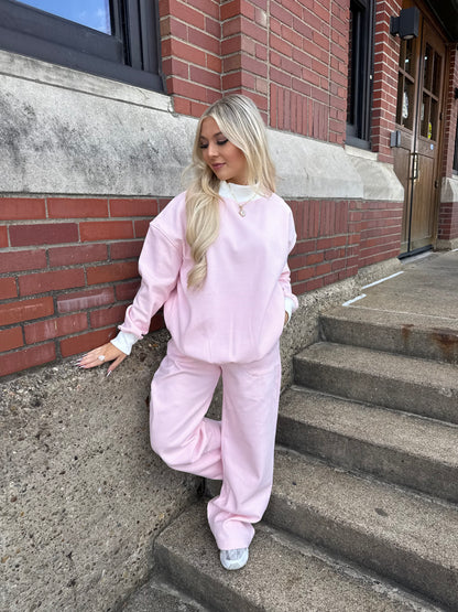 Pink Sugar Wide Leg Sweats
