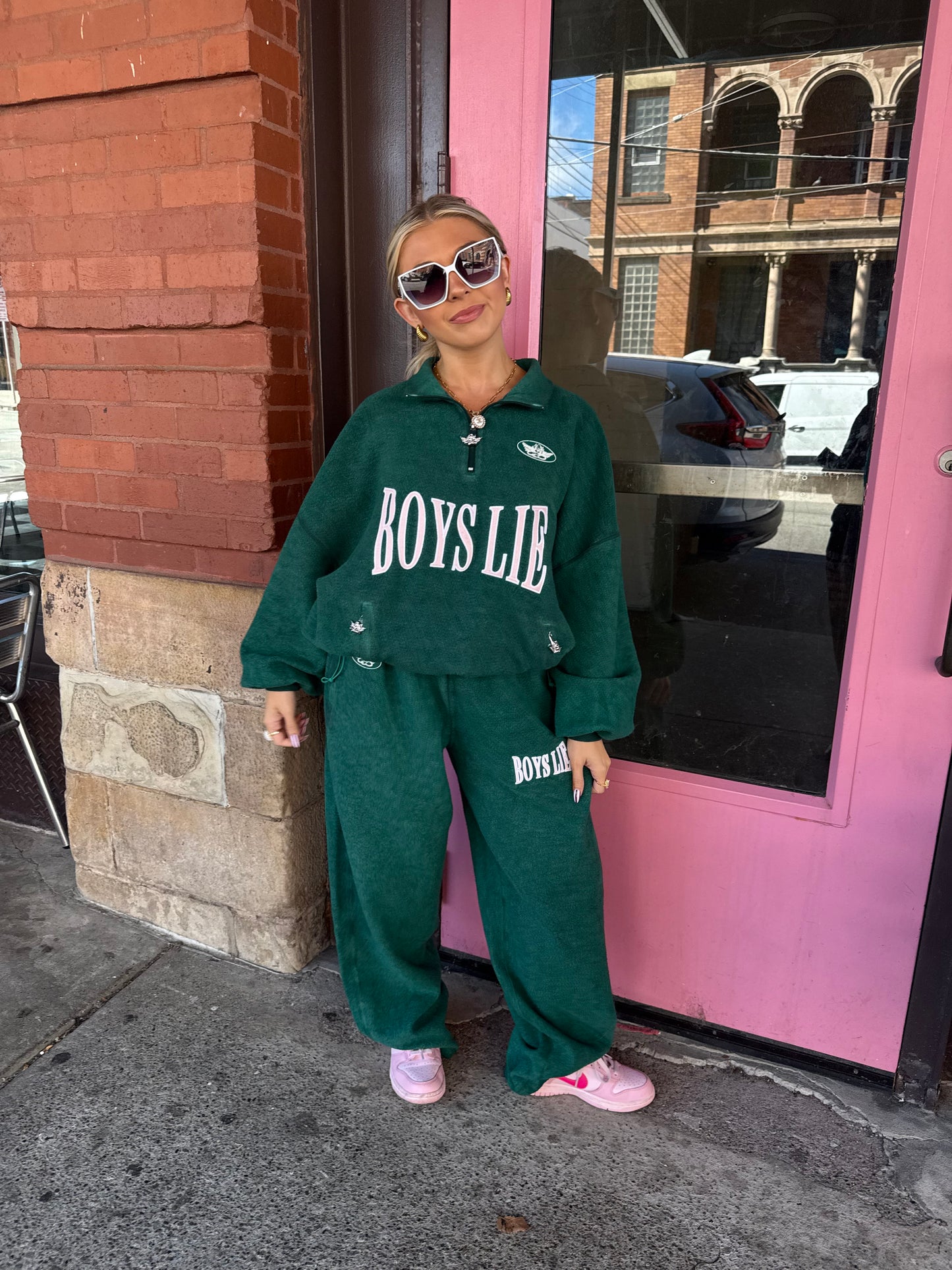 Boys Lie Green Envy A1 Crewneck