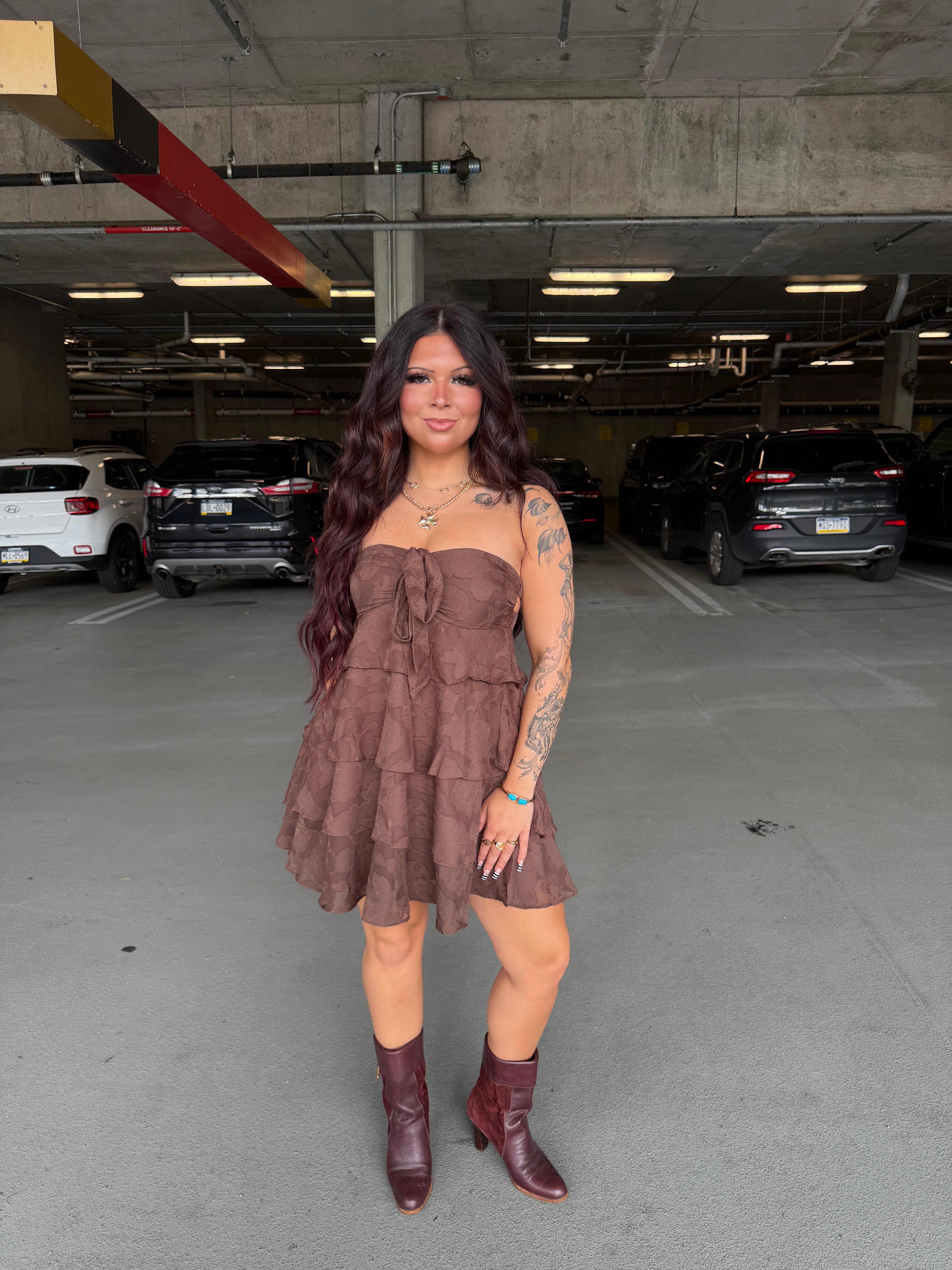 Cocoa Puff Mini Dress