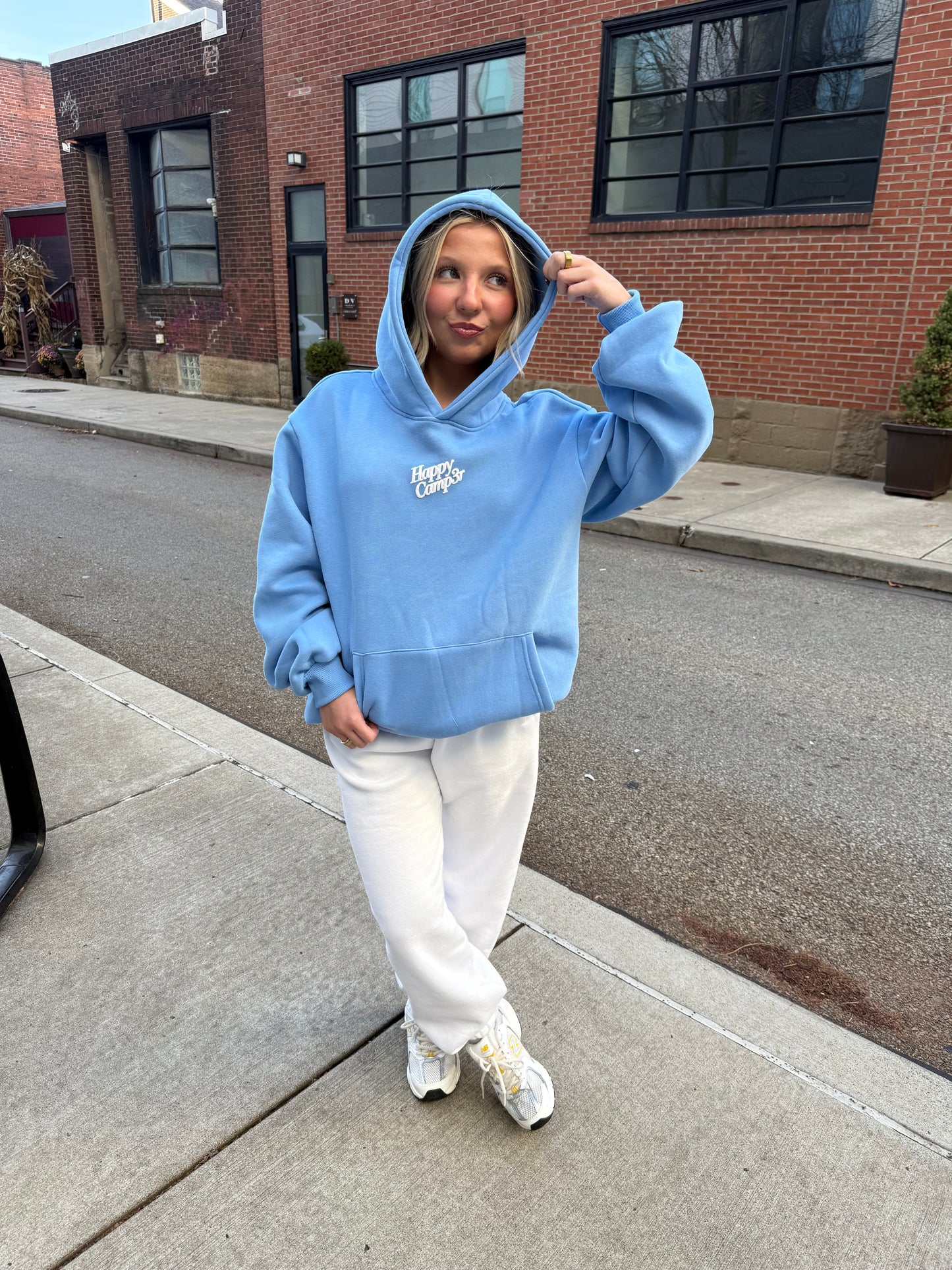 Happy Camp3r Puff Series Cotton Candy Hoodie