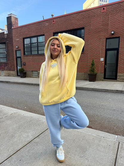 Happy Camp3r Puff Series Banana Hoodie