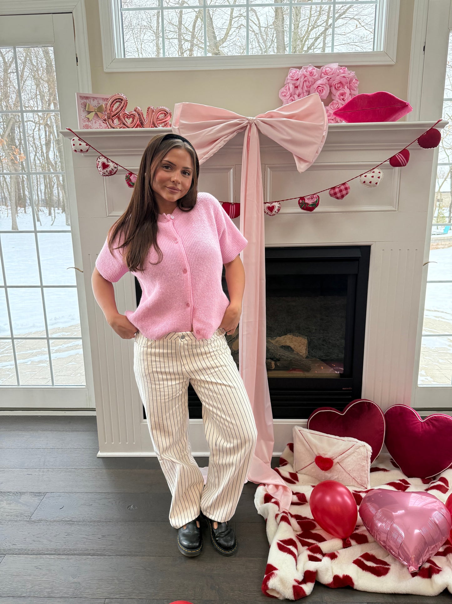 Miami Stripe Dad Jean