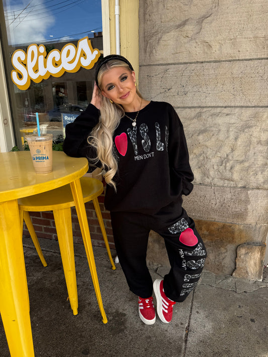 Boys Lie Black Caitlyn Coded Crew