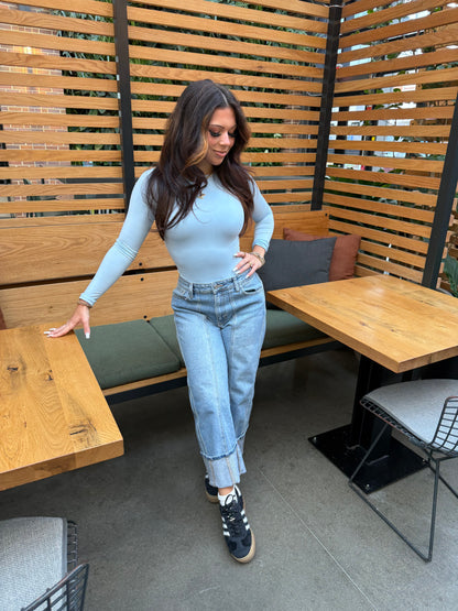 Essentials Bodysuit in Blue