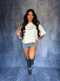 Game Day Graphic Tee in Blue