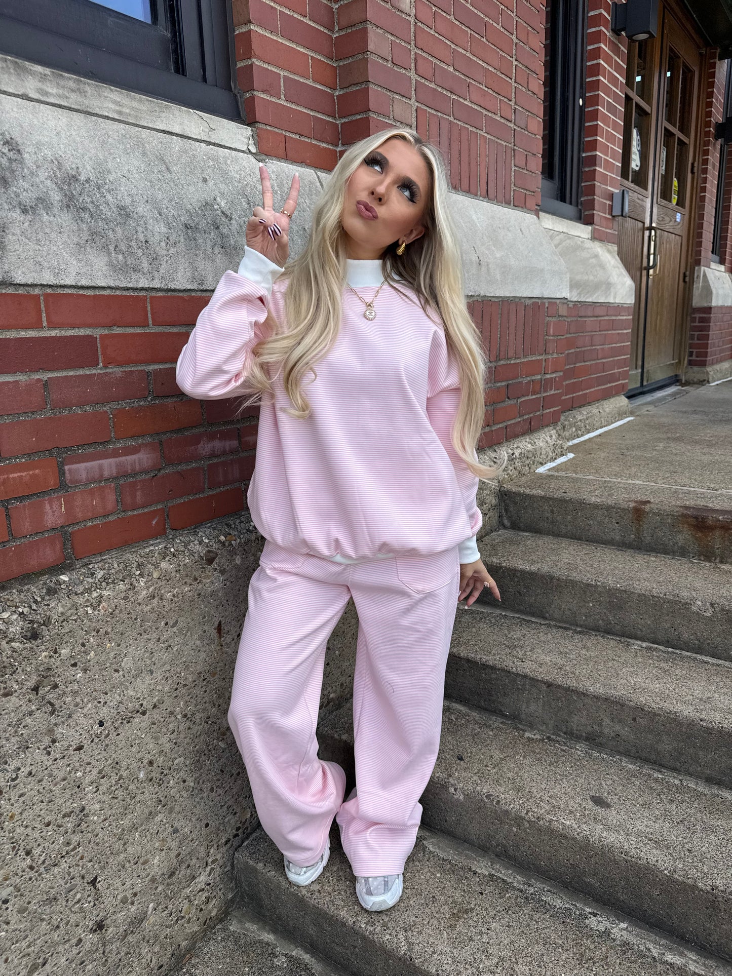 Pink Sugar Wide Leg Sweats