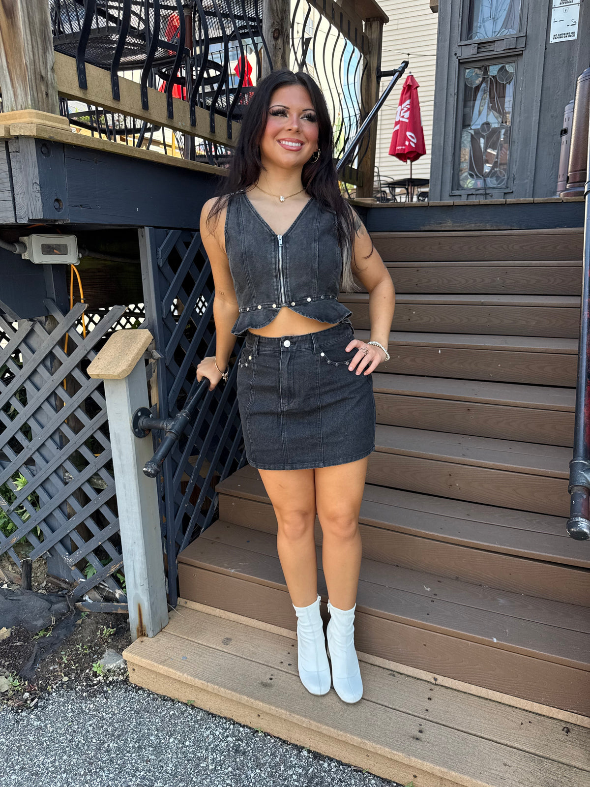 Denim Core Skirt