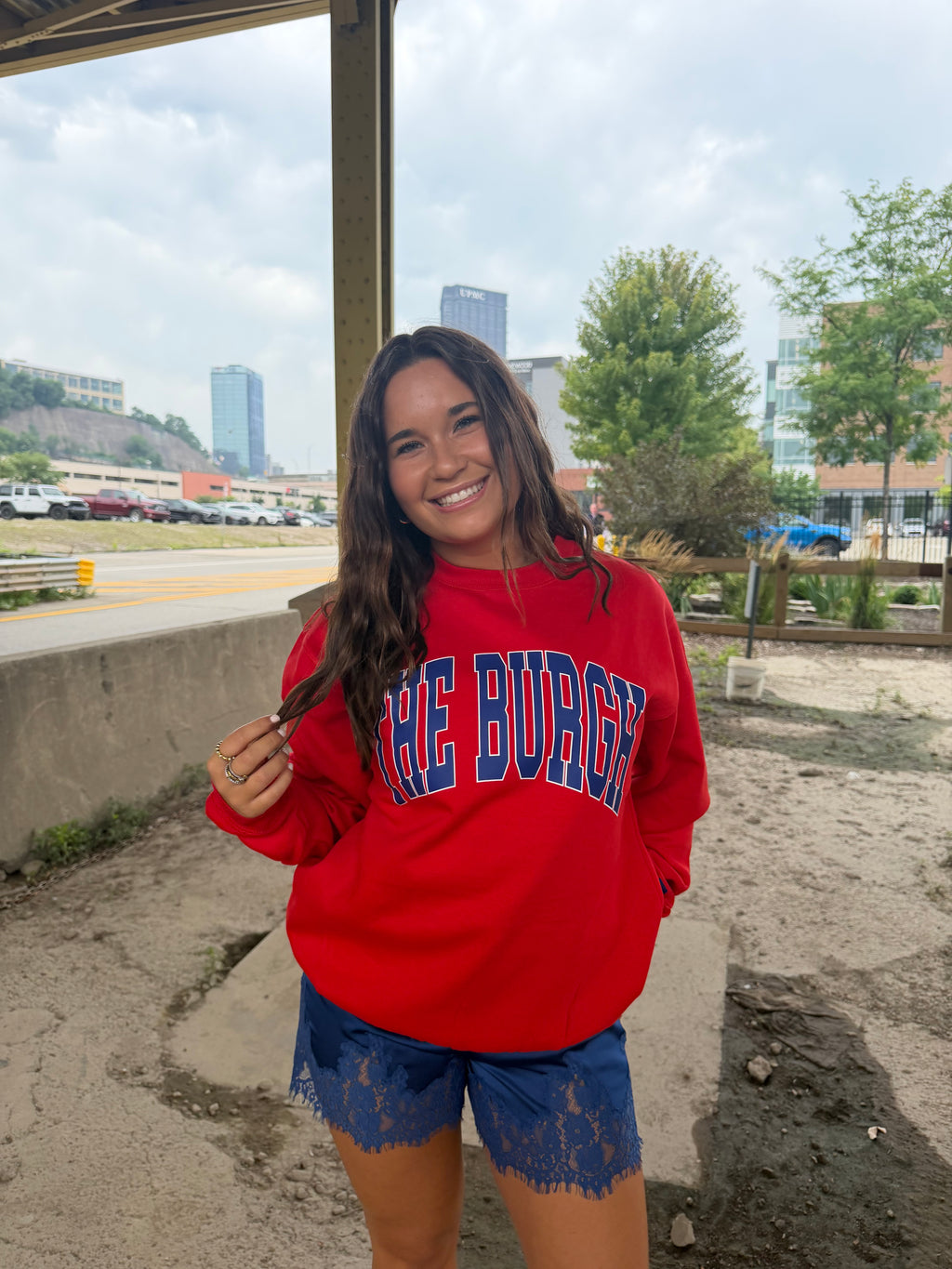 The Burgh 412 Crew Red/Blue