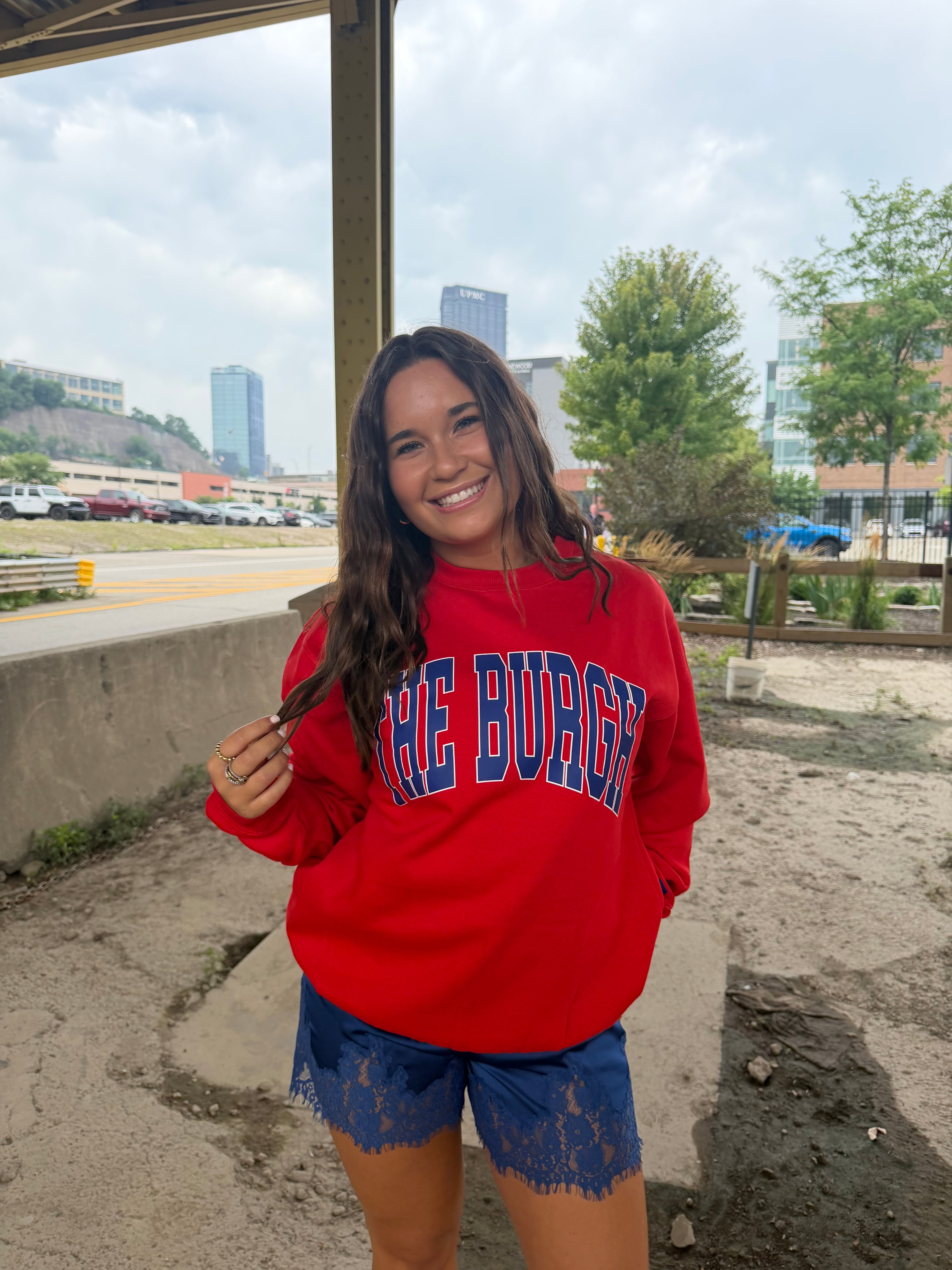 The Burgh 412 Crew Red/Blue