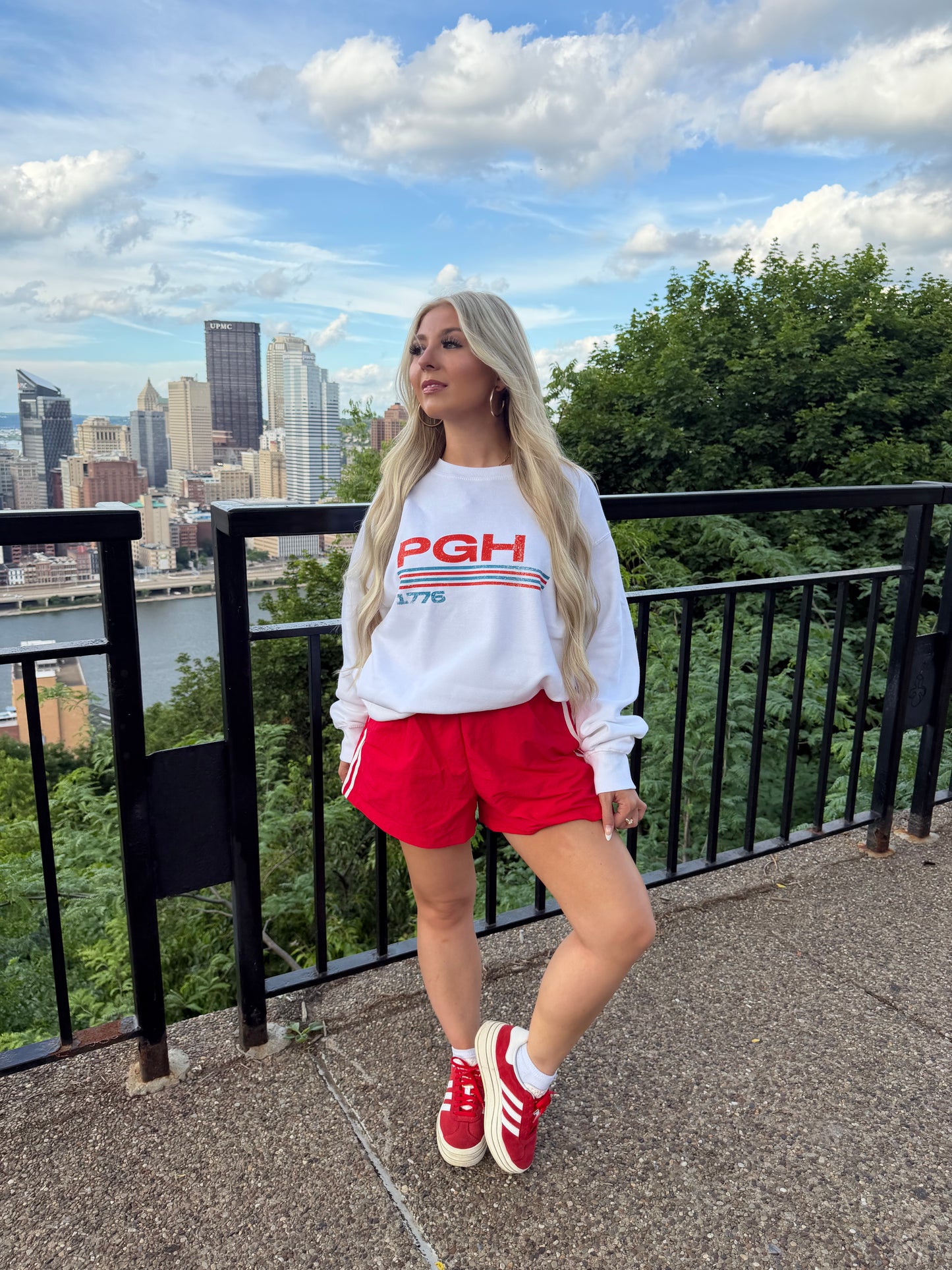 PGH Retro Stripes Crewneck