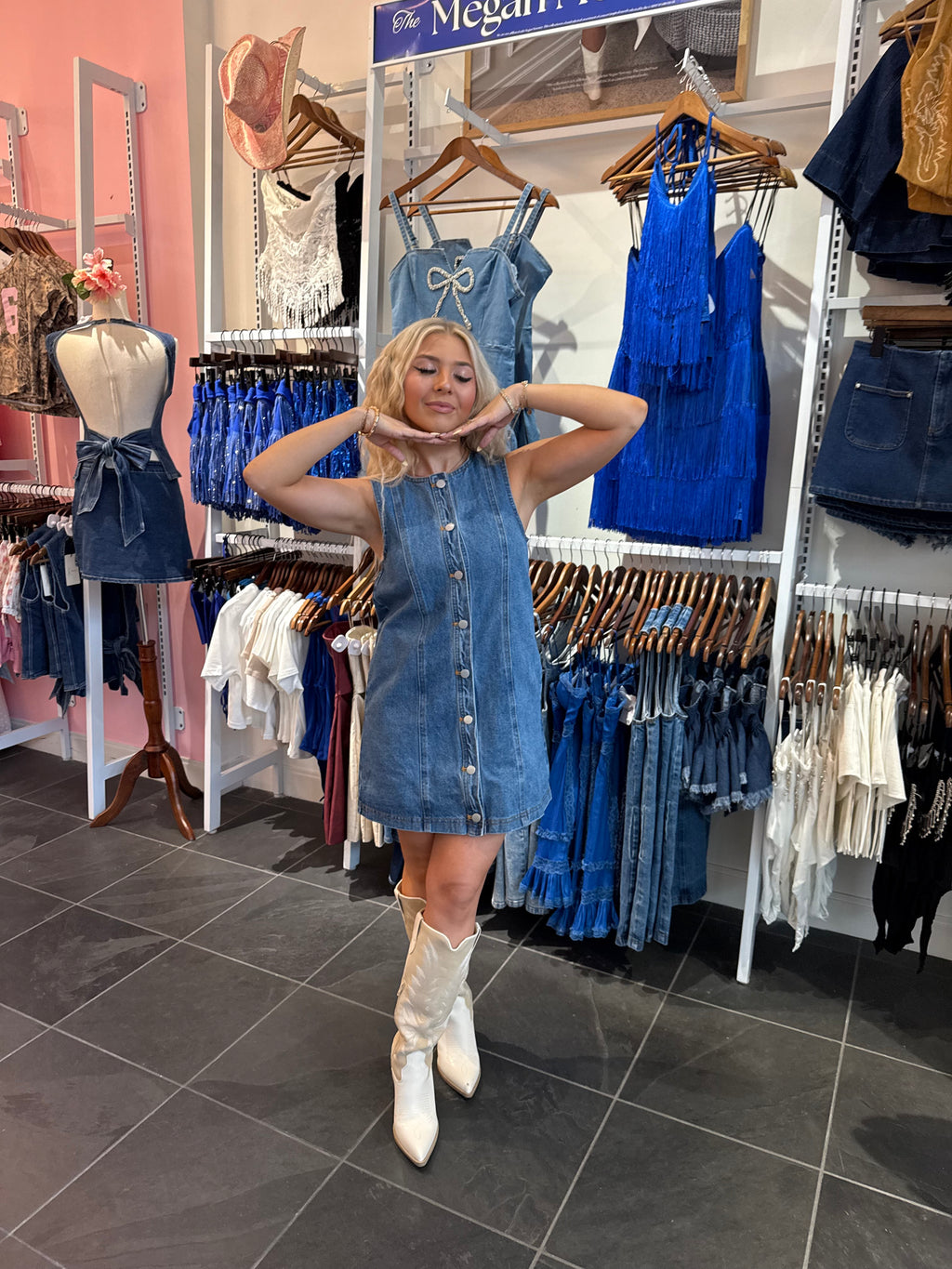 Darah Denim Dress