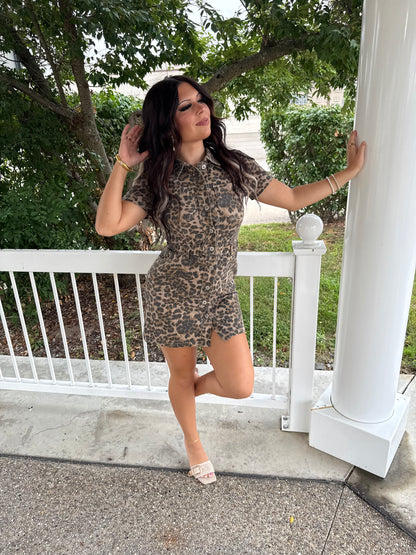 Lucky Leopard Dress