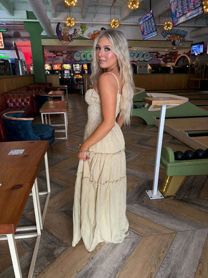 Manchild Yellow Maxi Dress