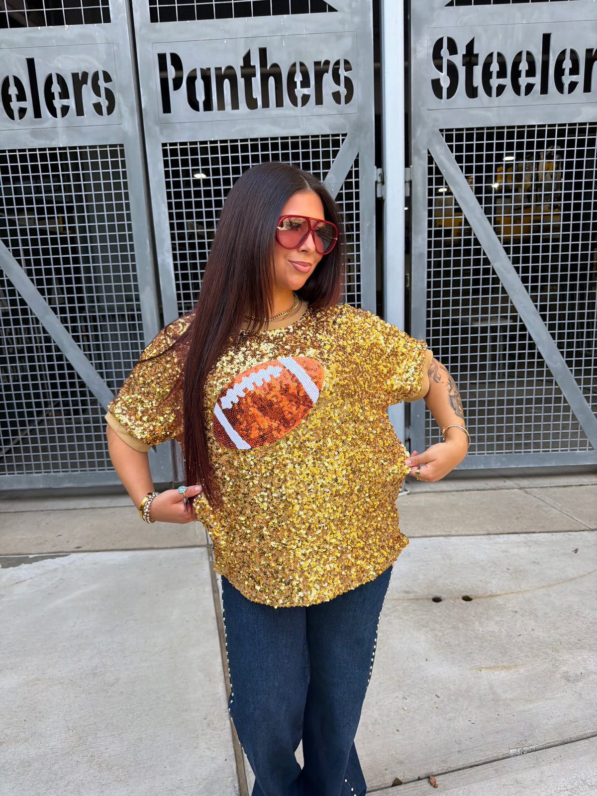 Football Party Tee FINAL SALE