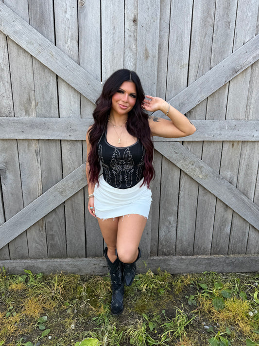Black Beauty Western Top
