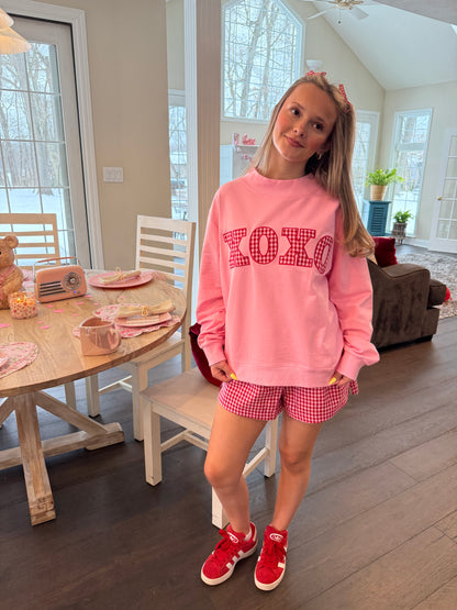 XOXO Gingham Shorts