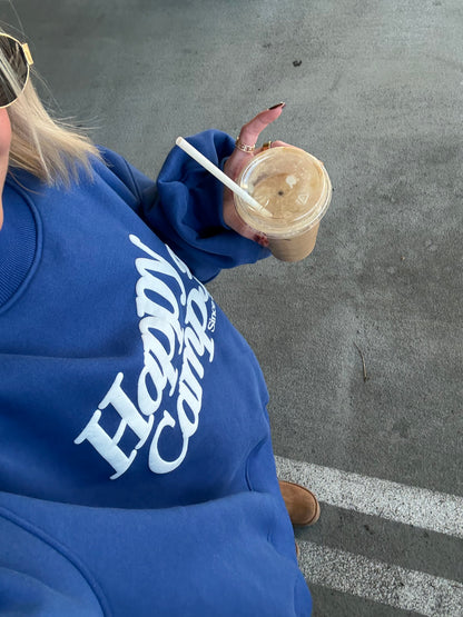 Happy Camp3r Royal Blue Mockneck