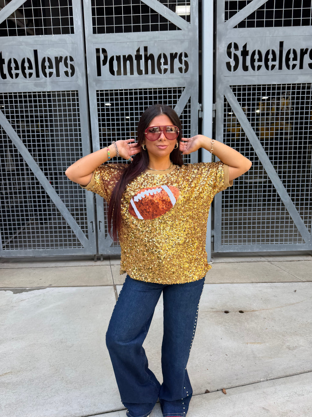 Football Party Tee FINAL SALE