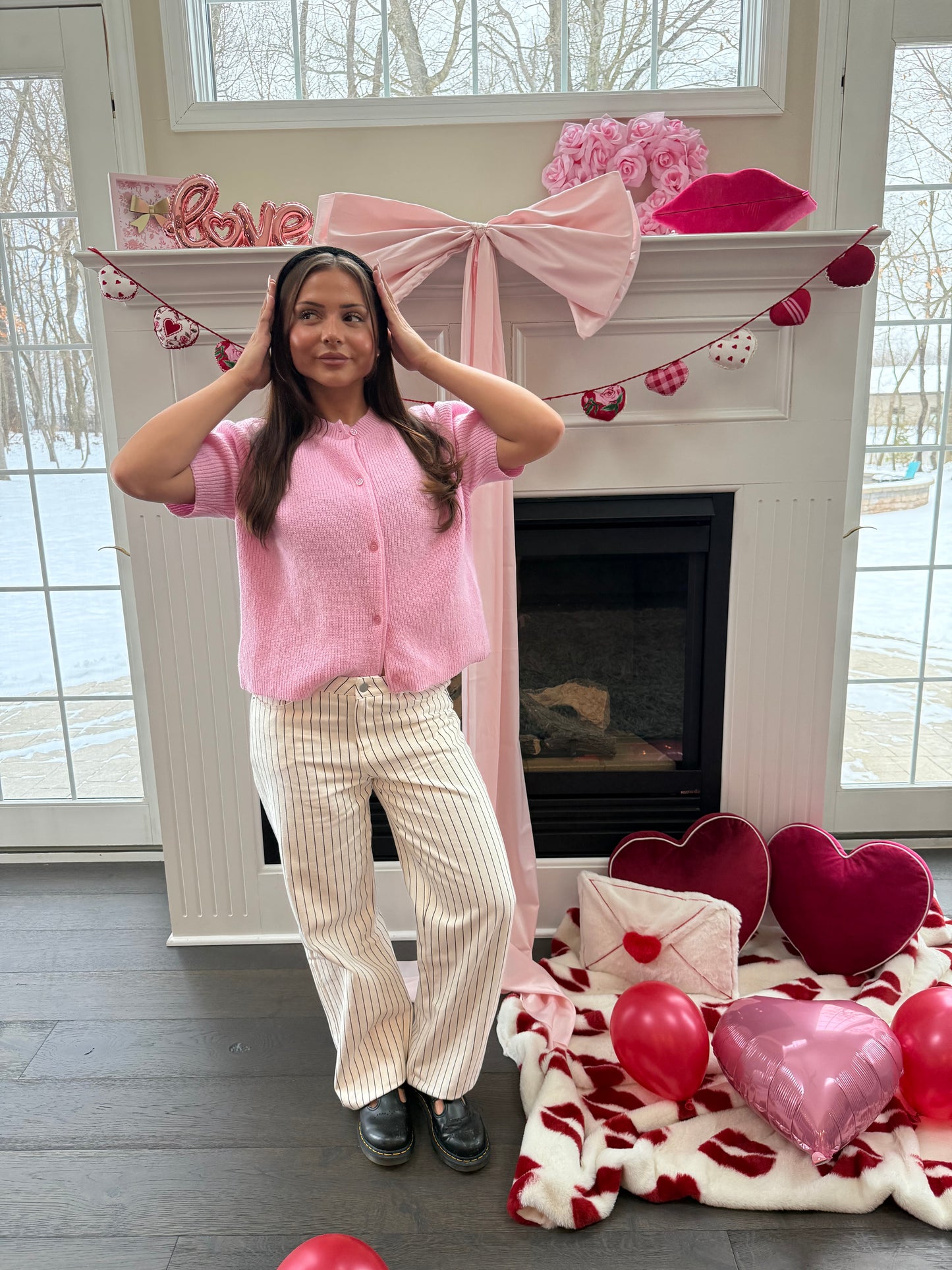 Miami Stripe Dad Jean