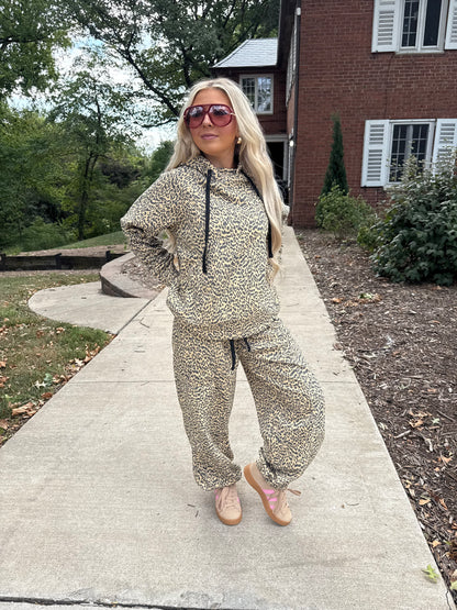 Crazy Chic Leopard Hoodie