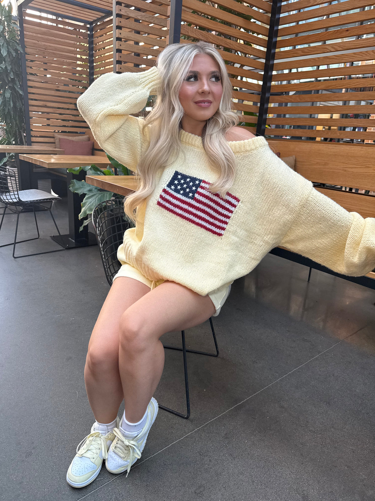 Brandi Girl Yellow Flag Sweater