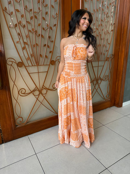 Orange Fields Maxi