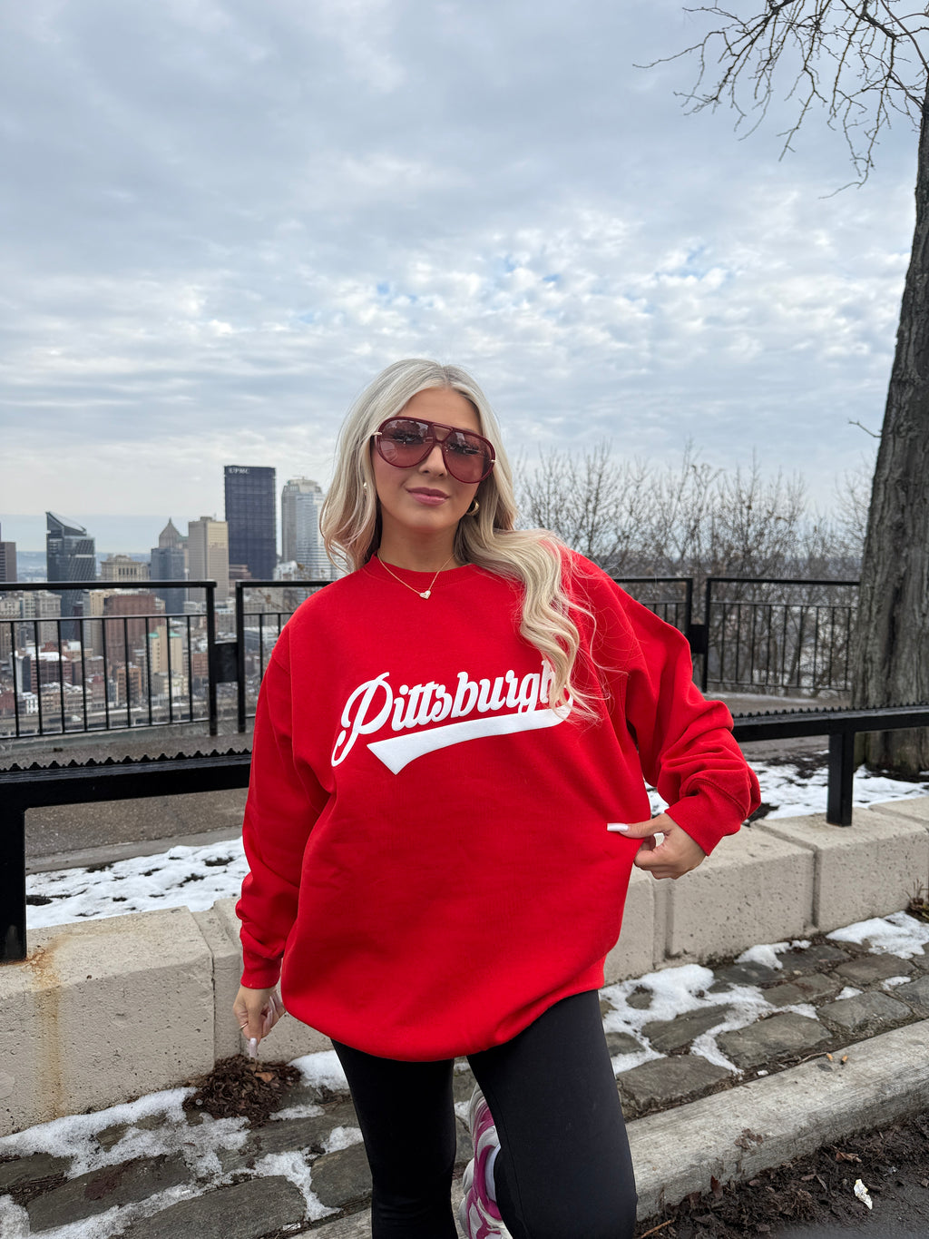 Red Pittsburgh Varsity Crew