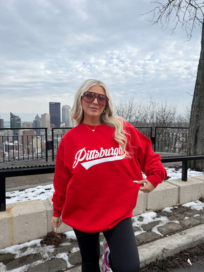 Red Pittsburgh Varsity Crew