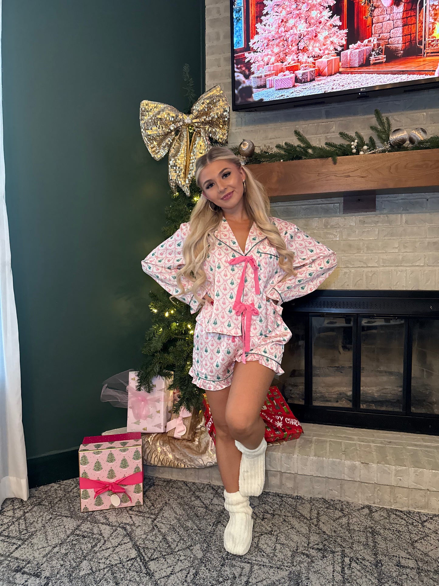 Christmas Tree Farm Jammies (SOLD TOGETHER)