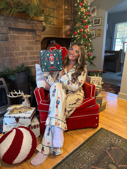 Nutcracker Jammies in Butter (SOLD TOGETHER)