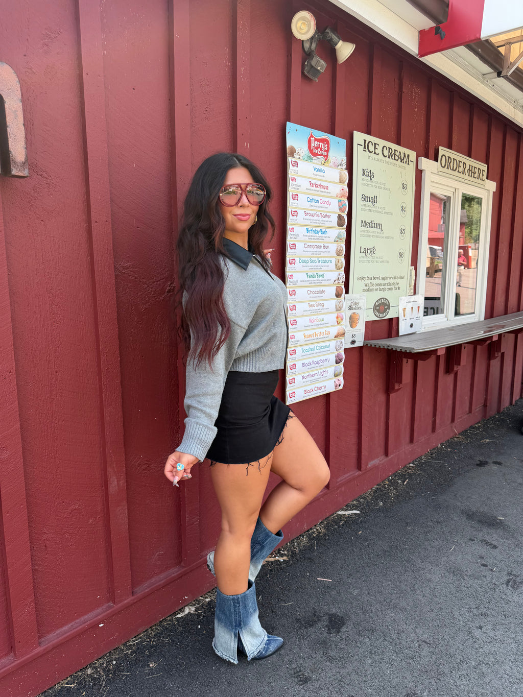 Leather Sweater Zippy