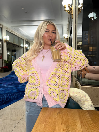 Strawberry Banana Oversized Cardi