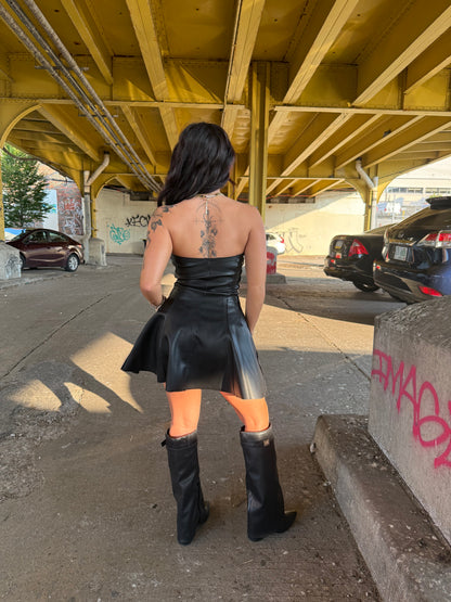 2 Hands Leather Dress