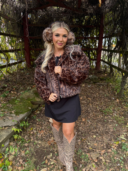 Manic Minx Cropped Fur Coat
