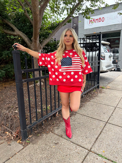Patriotic Polka Tee