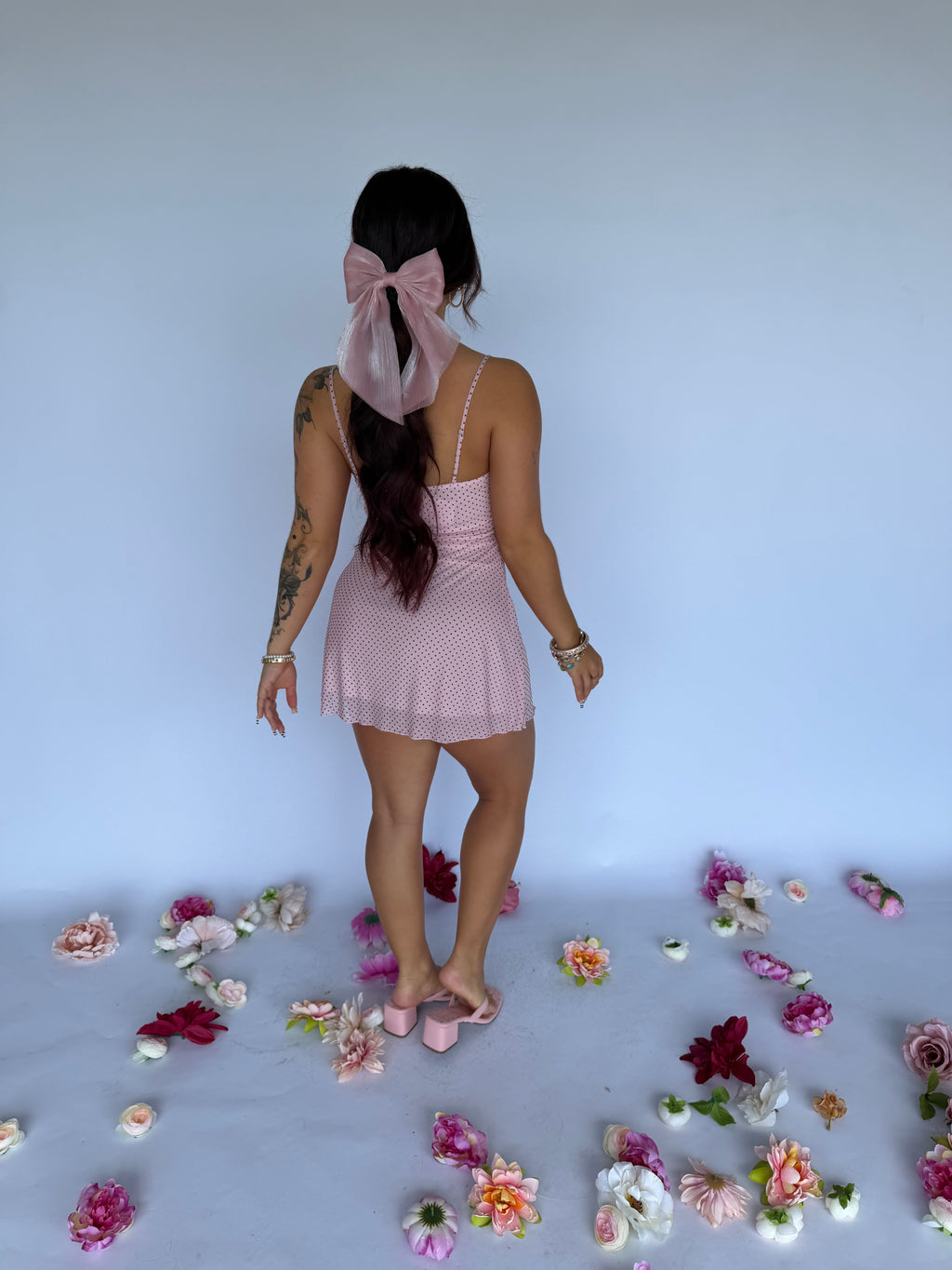 Olivia Polka Mini Dress FINAL SALE