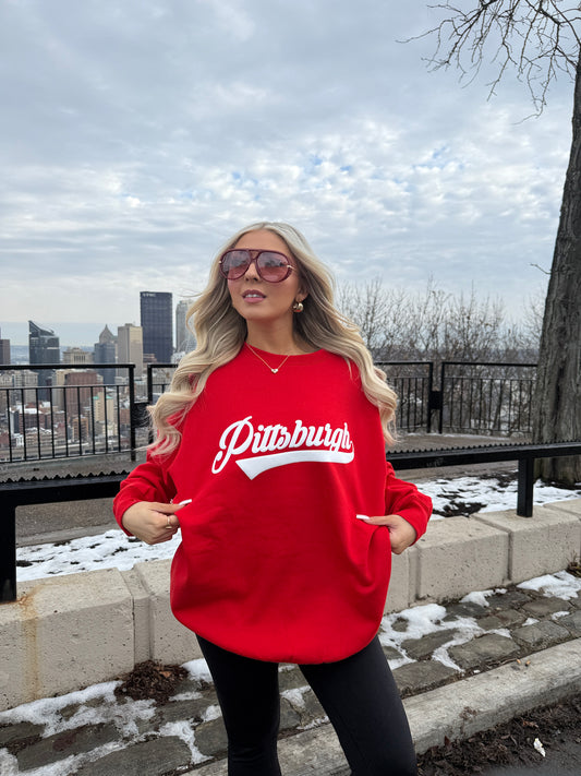 Red Pittsburgh Varsity Crew