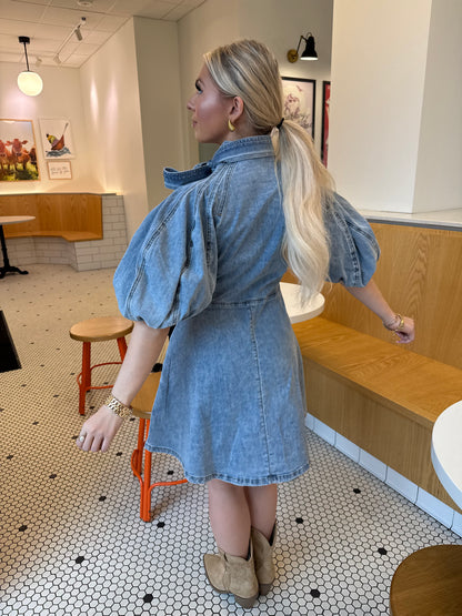 Brown Eyed Girl Denim Dress