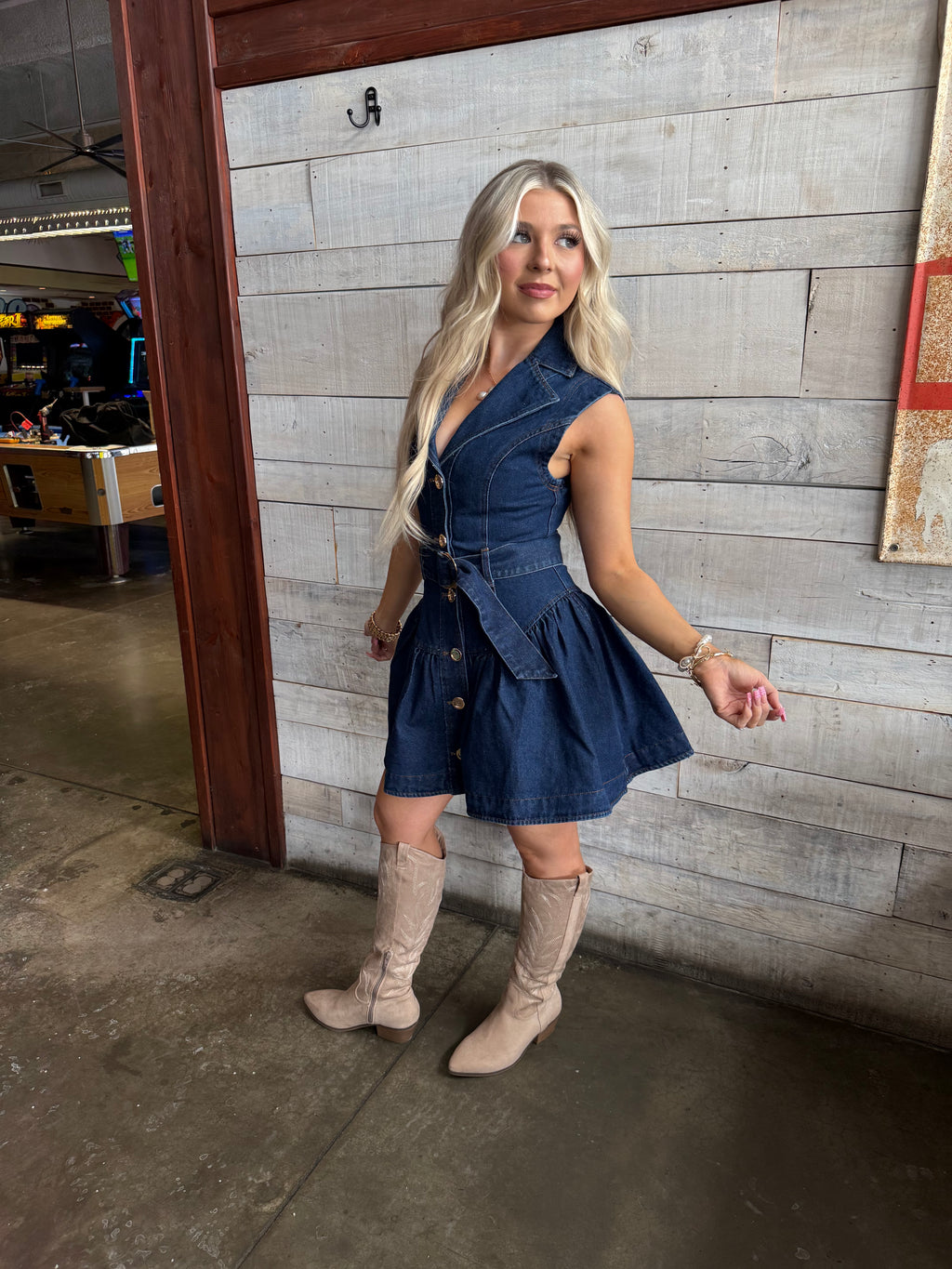 Mild Wear Denim Dress