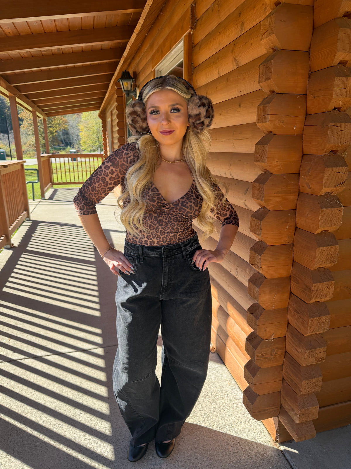 Vera Leopard Quarter Sleeve