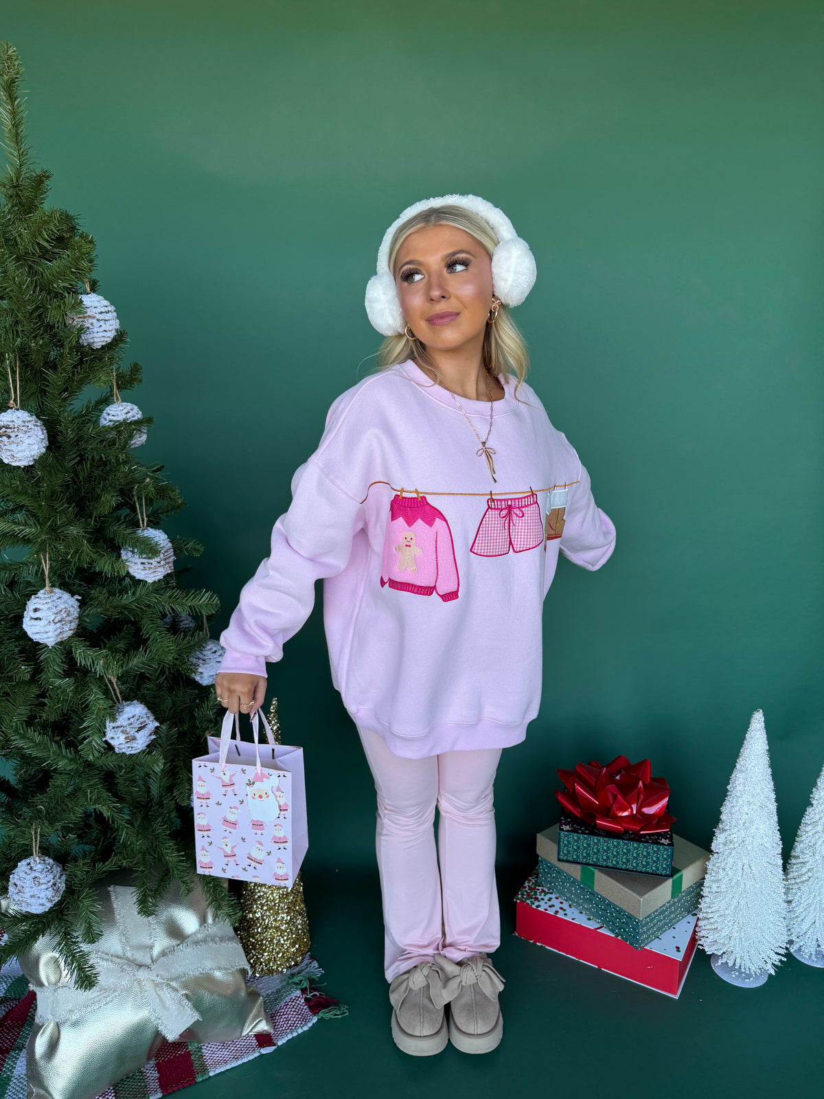 Holiday Hanging Outfit Crewneck FINAL SALE