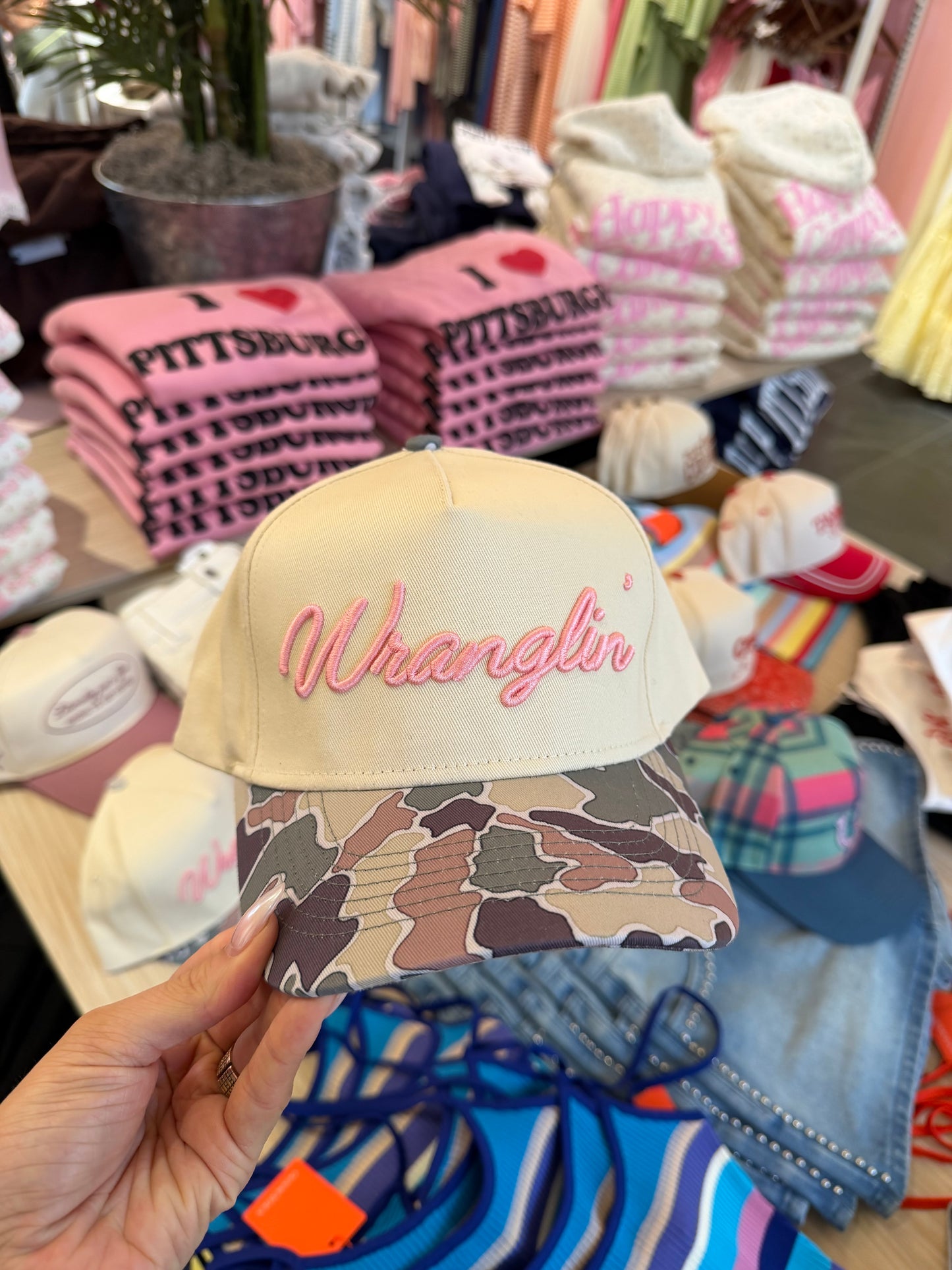 Wranglin' Vintage Trucker Hat